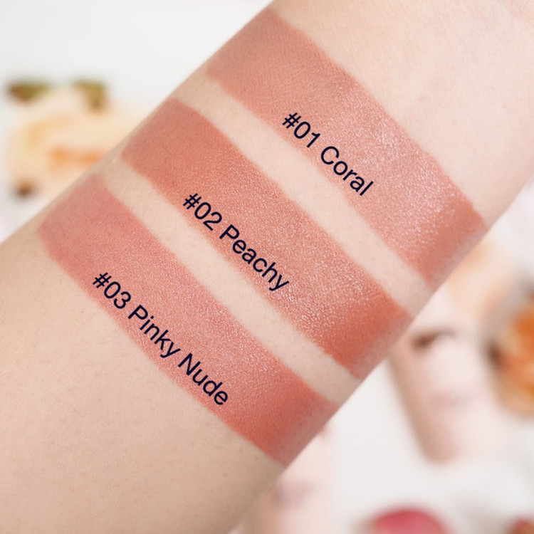 رژ لب جامد مات Nude Look گلدن رز شماره 02 peachy nude