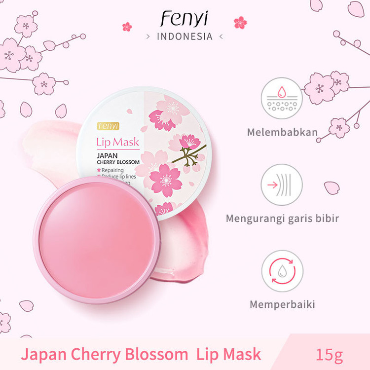ماسک بالم لب کاسه ای مرطوب کننده شکوفه گیلاس ((ژاپنی)) فنی Fenyi