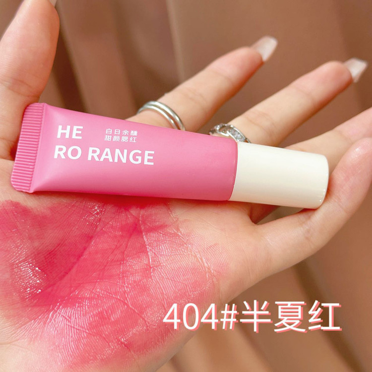 رژ گونه تیوپی مایع مات و مرطوب کننده HERORANGE
